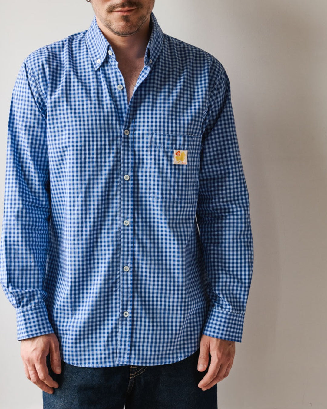 Merci - Chemise Sacha - Carreaux Bleu