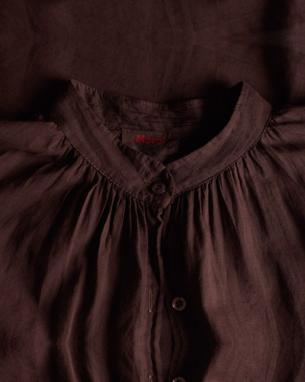 Merci - Chemise Victoria - Marron