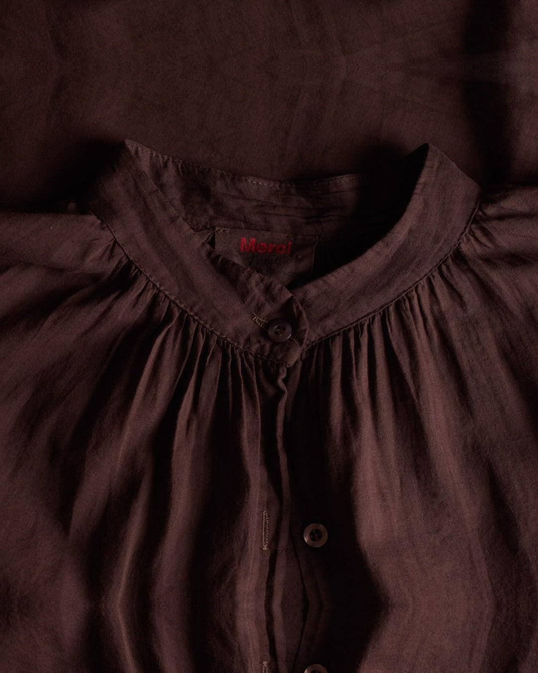 Merci - Chemise Victoria - Marron