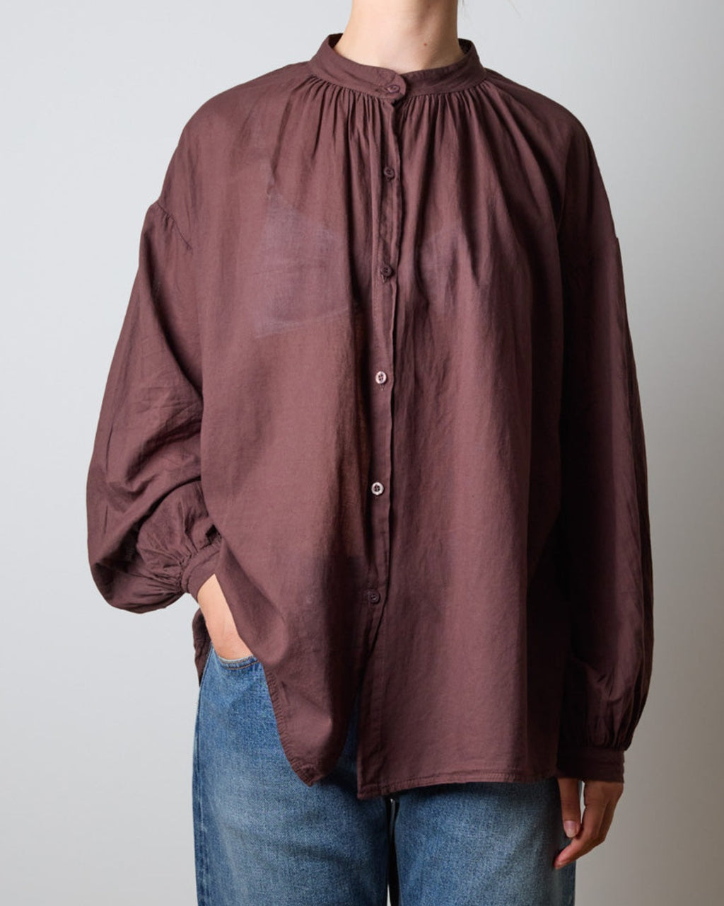 Merci - Chemise Victoria - Marron
