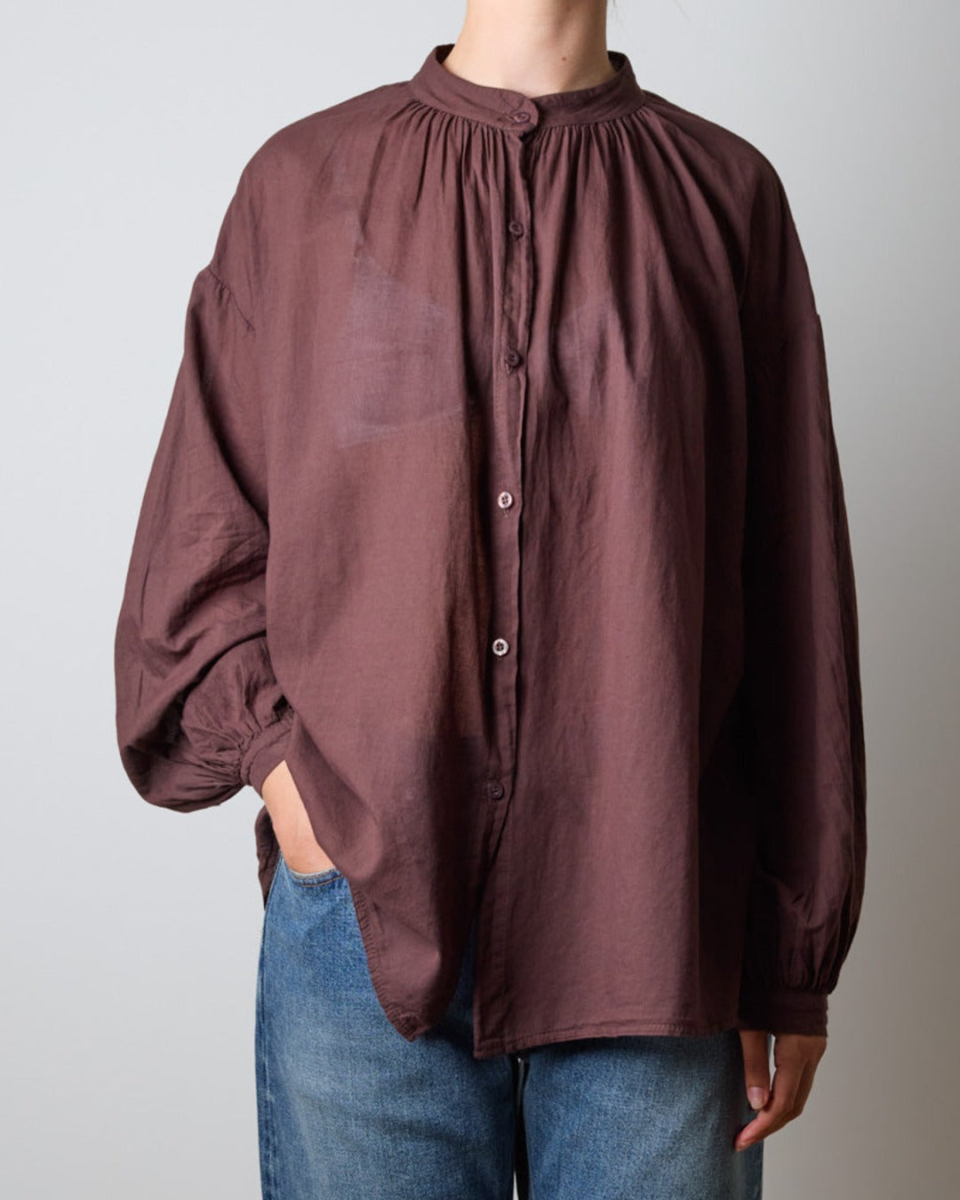 Merci - Chemise Victoria - Marron
