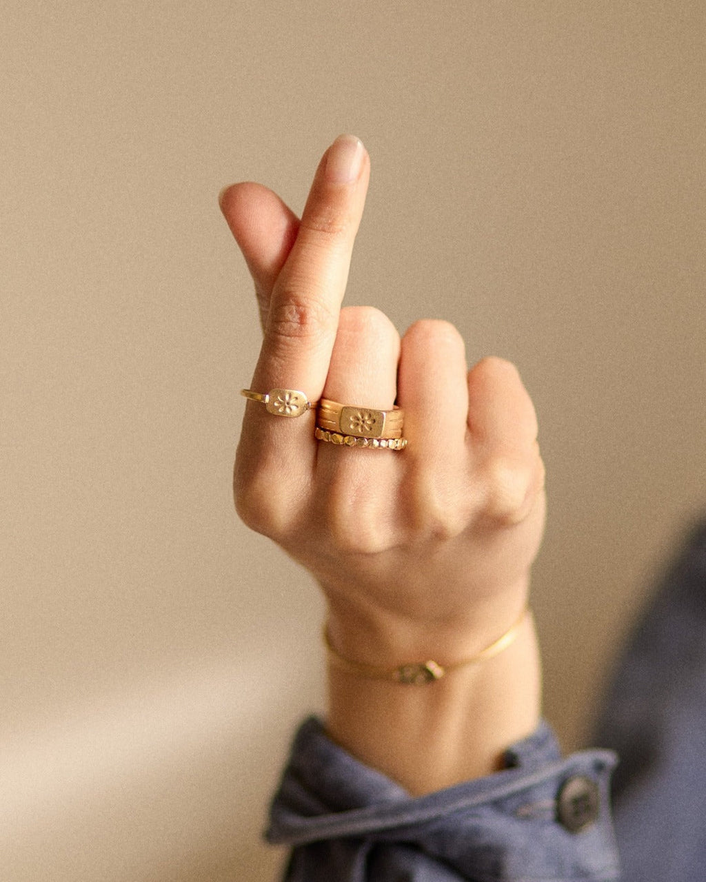 Merci - Emma ring - Gold