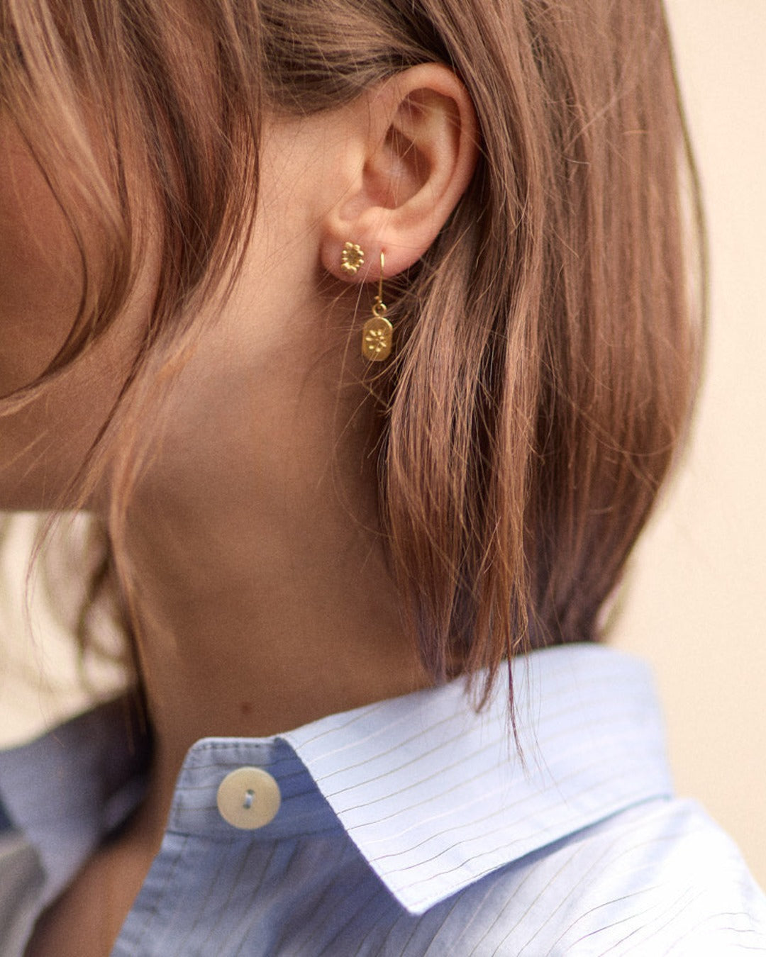 Merci - Amélie studs - Gold