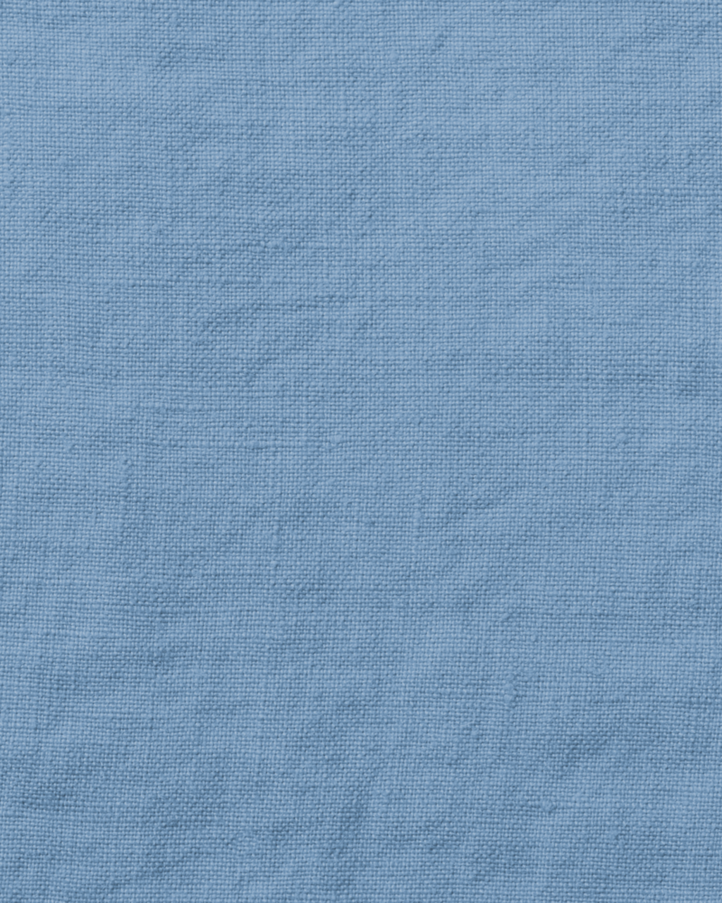 Merci - Washed linen apron - Primary Blue
