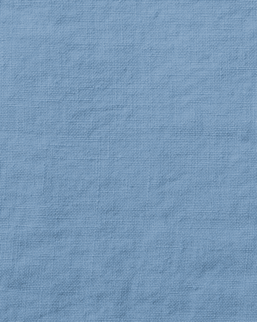Merci - Washed linen apron - Primary Blue