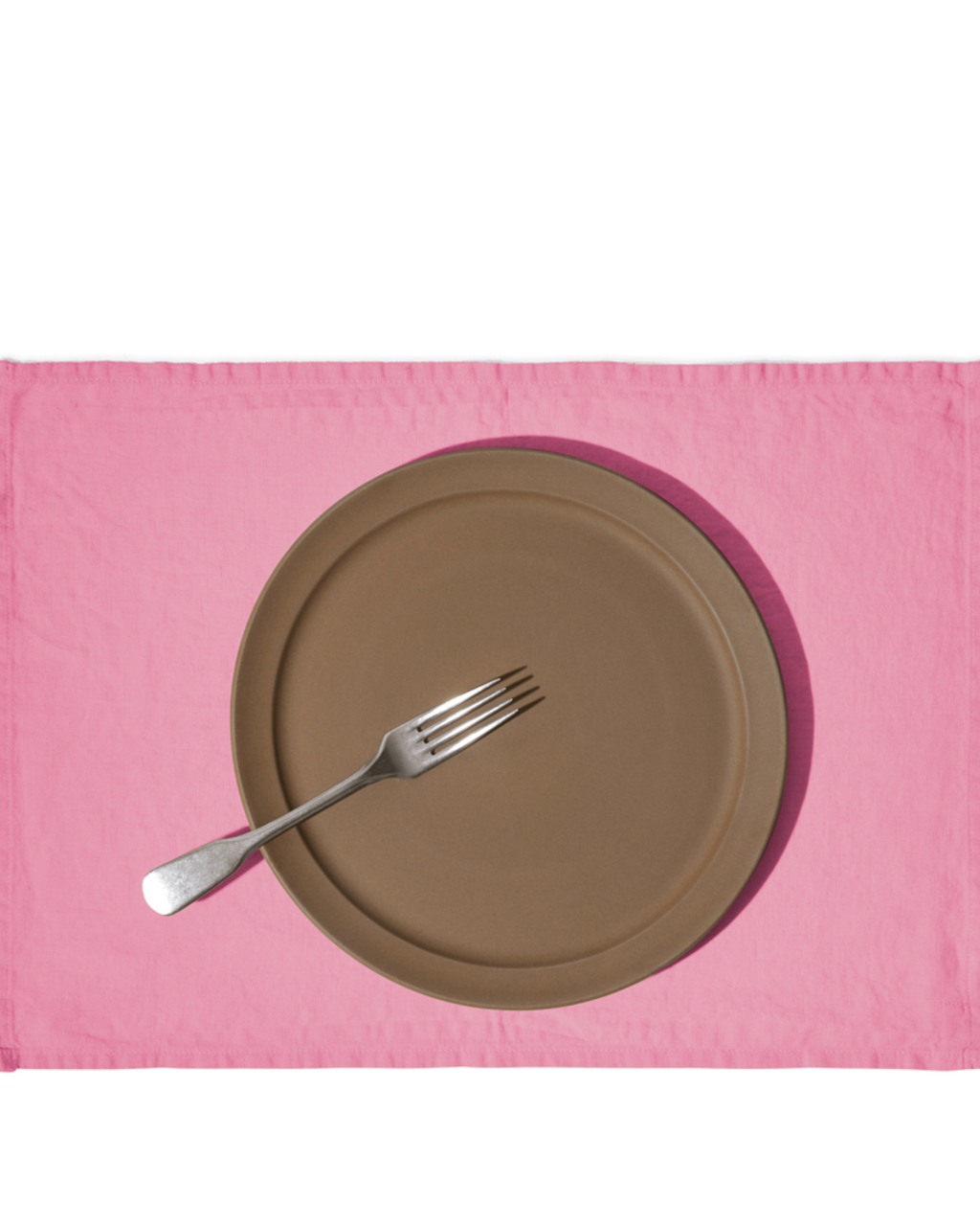 Merci - Washed linen placemat - Garance Pink