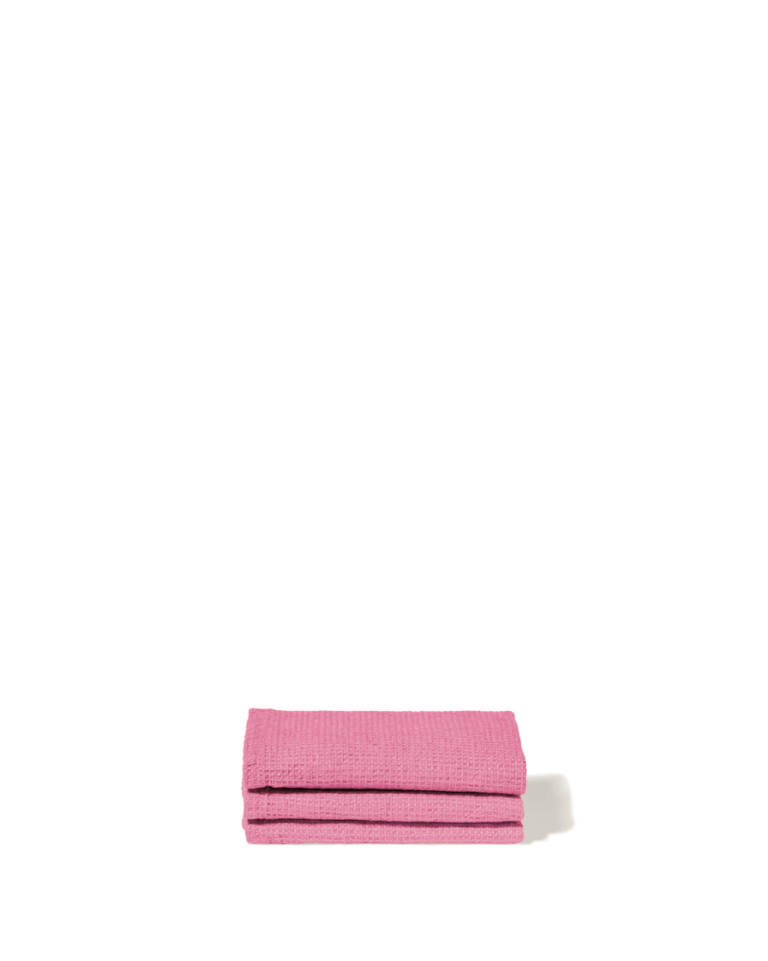 Merci - Linen guest towel - Honeycomb - Garance Pink