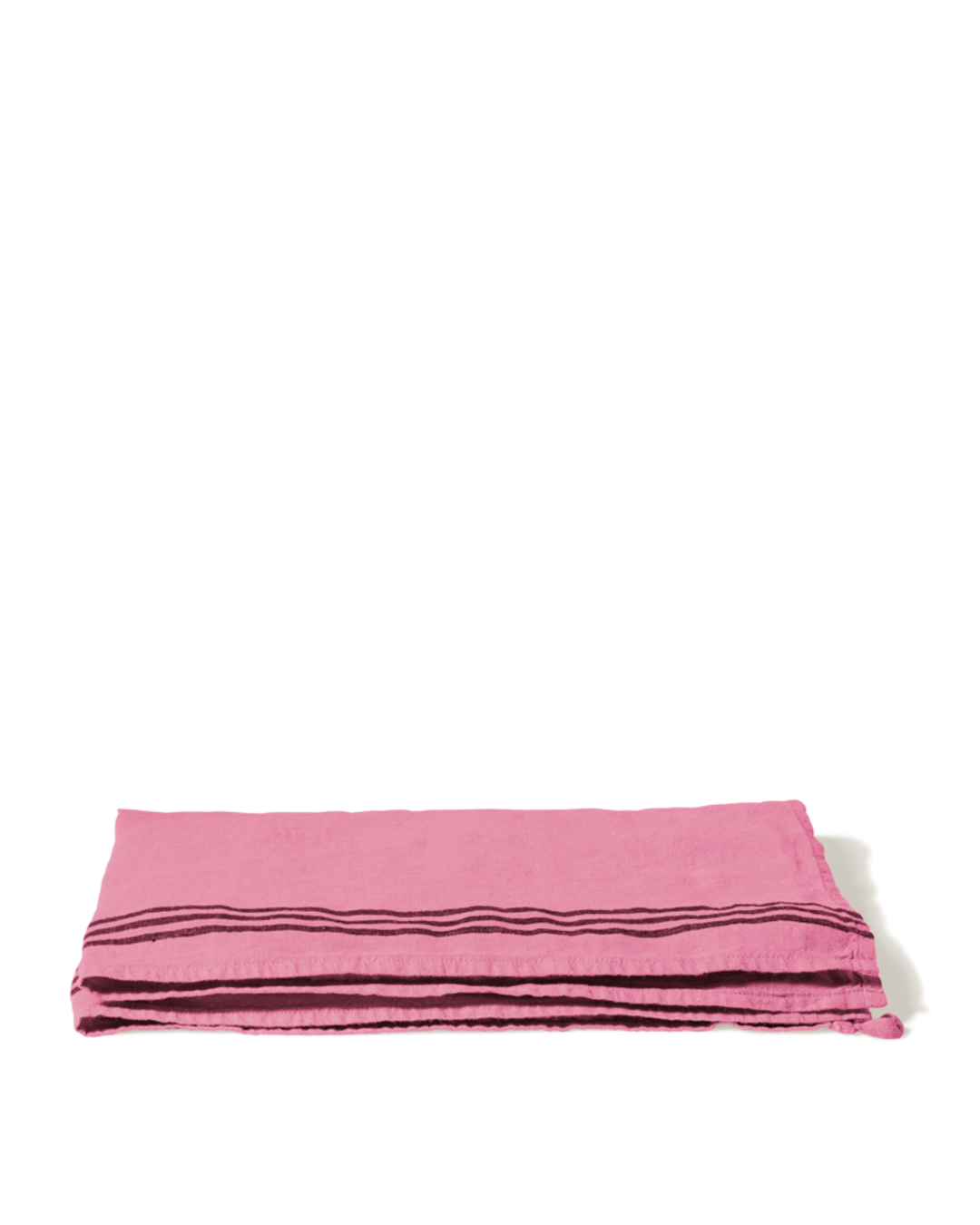 Merci - Washed linen tea towel - Garance Pink