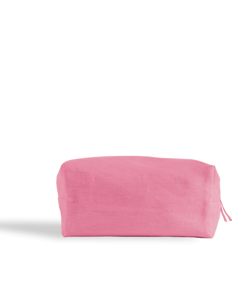 Merci - Trousse De Toilette En Lin Lavé - Rose Garance