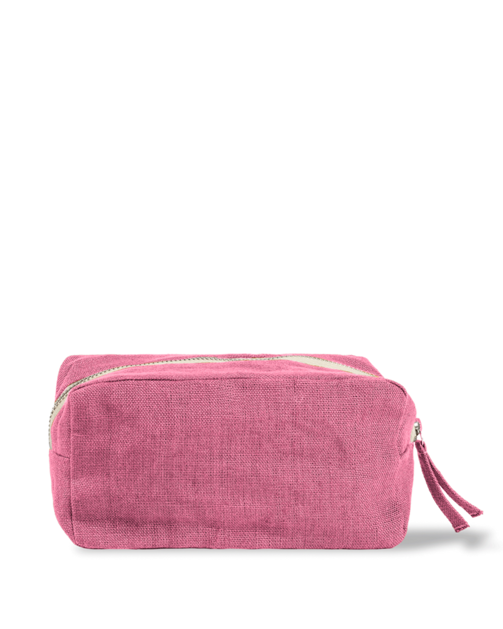 Merci - Trousse En Lin Lavé - Rose Garance