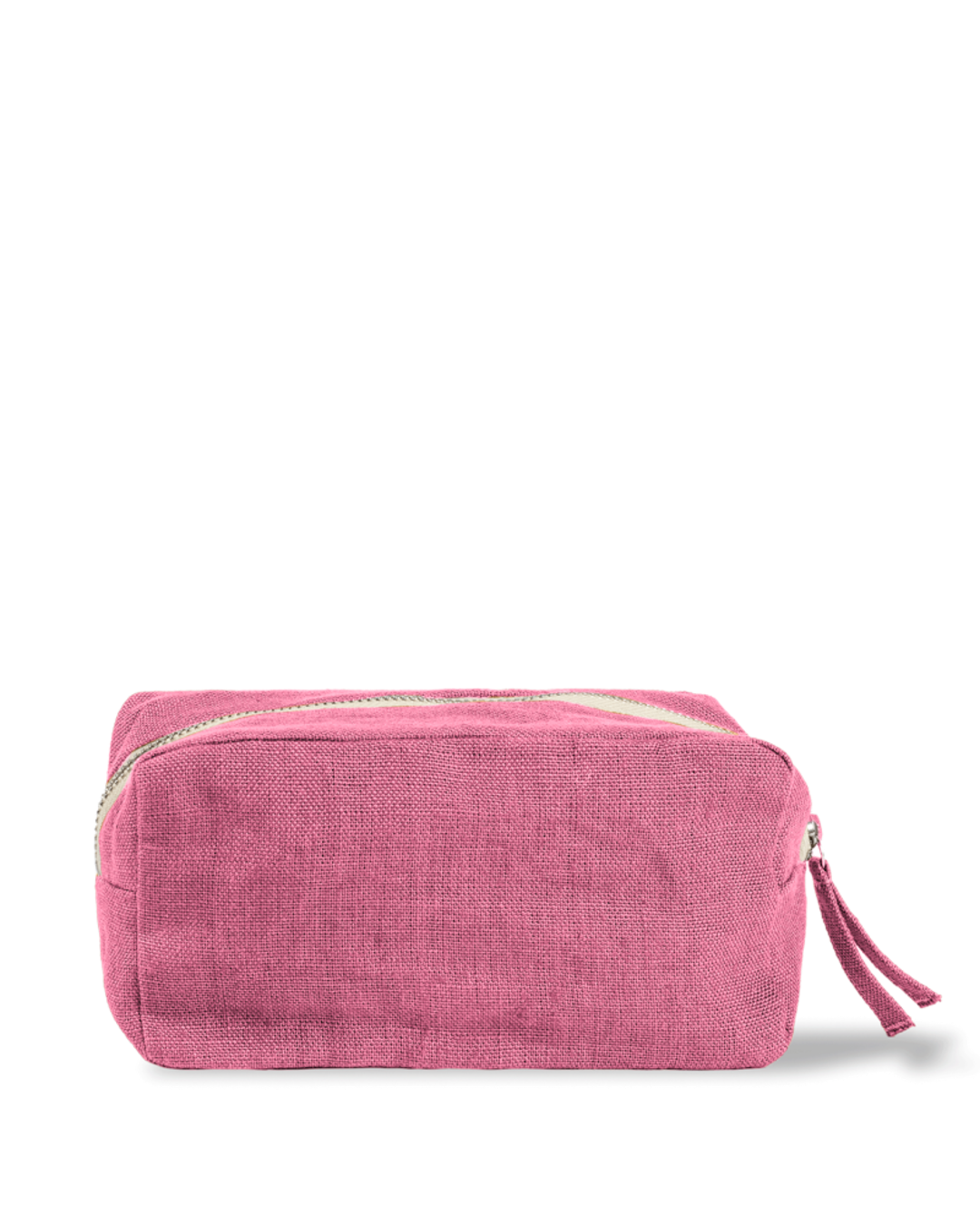 Merci - Trousse En Lin Lavé - Rose Garance