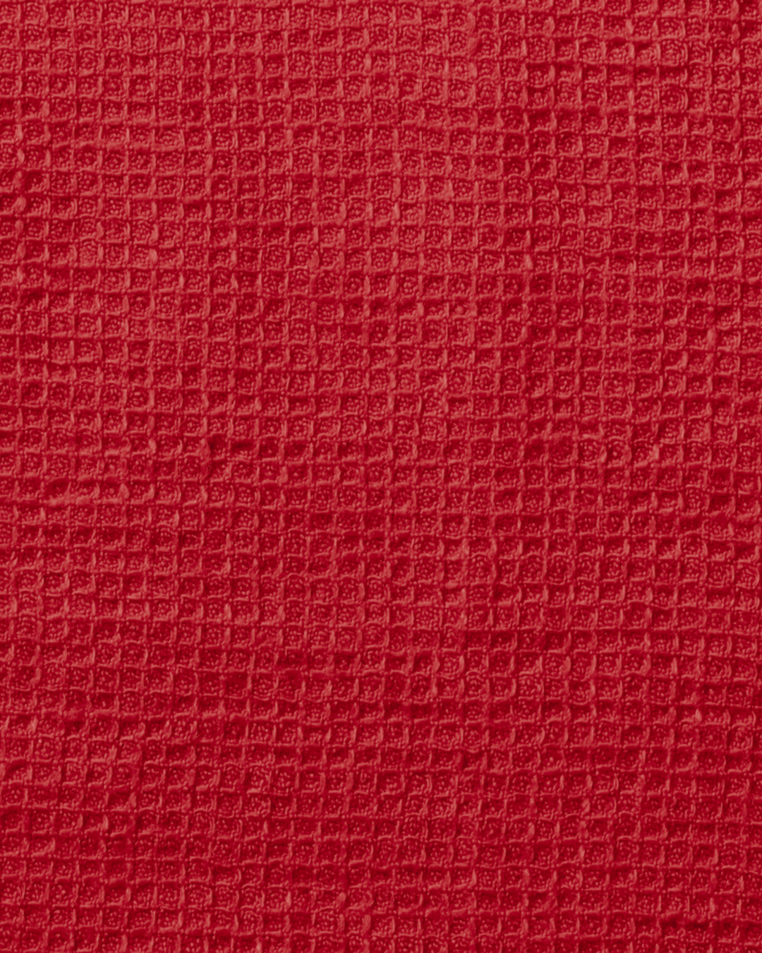 Merci - Linen guest towel - Honeycomb - Vermilion Red