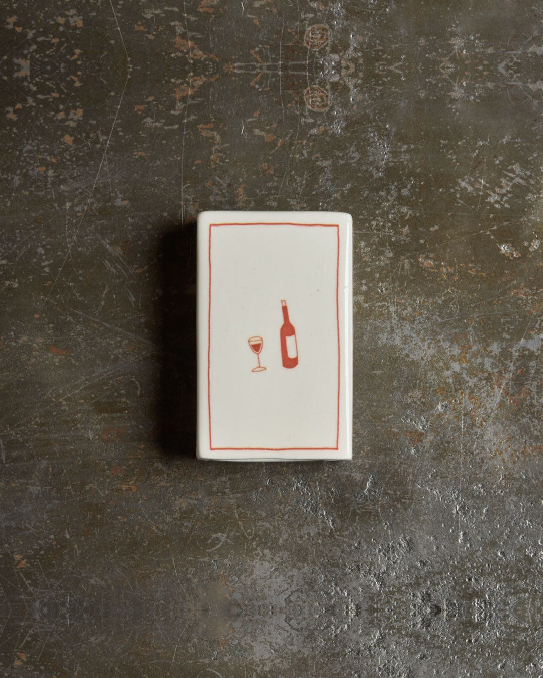 Ini Ceramique - Ceramic Matchbox - Wine