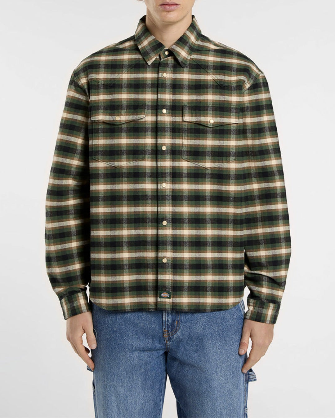 Dickies - Chemise Johnsonville - Vert Aiguille de pin
