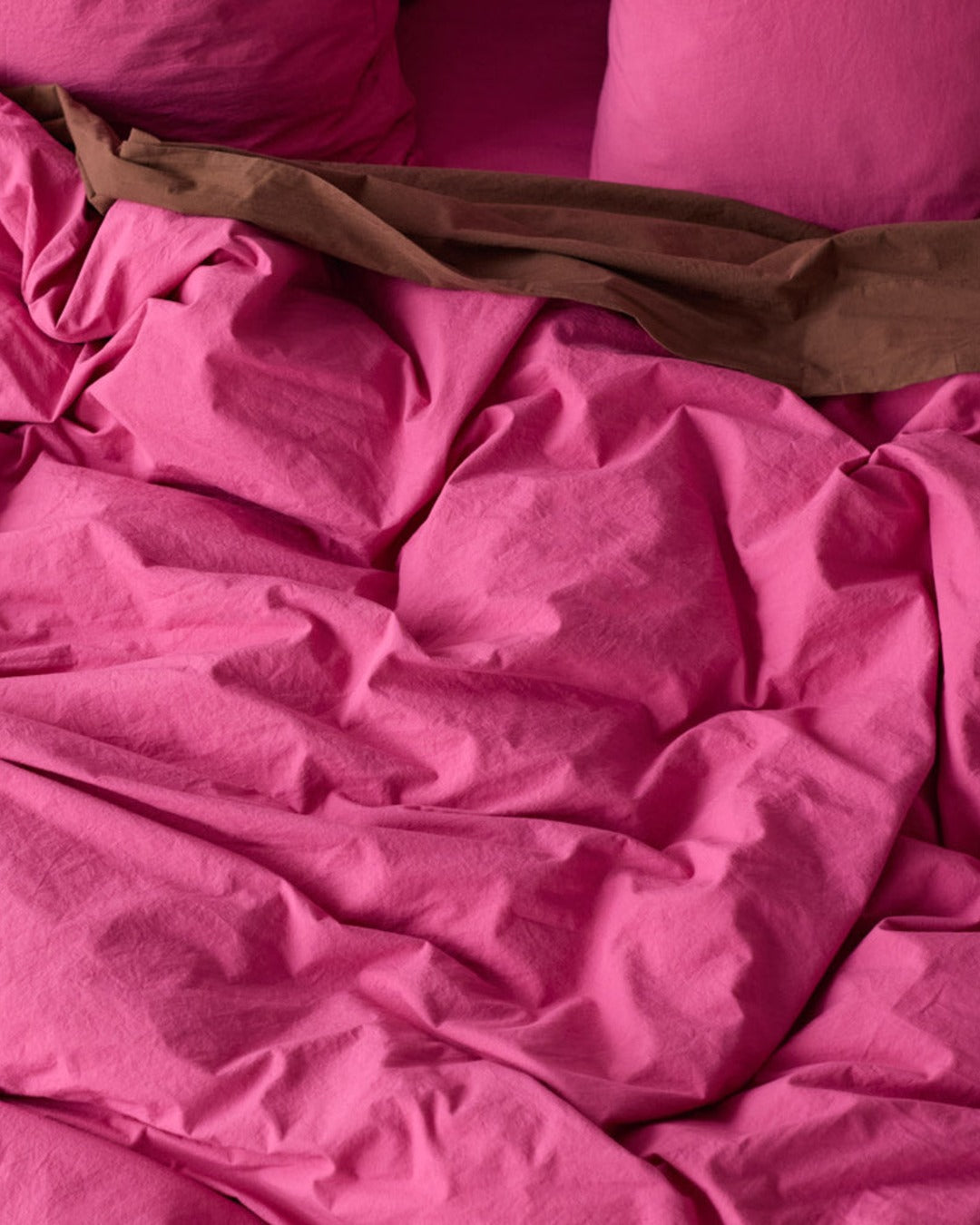 Merci - Housse De Couette En Percale De Coton - Rose Club