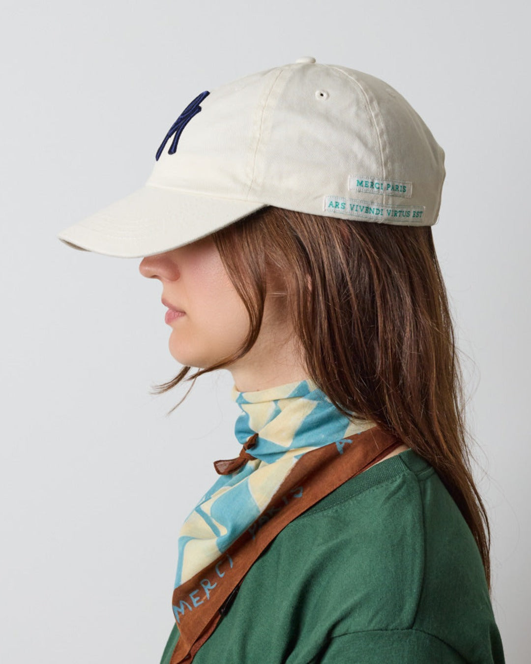 Merci - MP Cap - Ecru & Navy