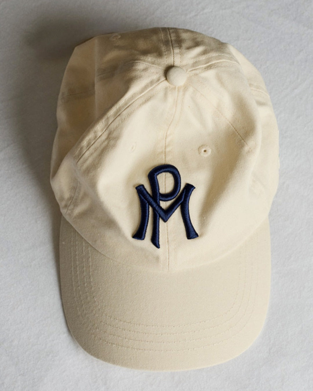 Merci - Casquette Mp - Ecru & Marine
