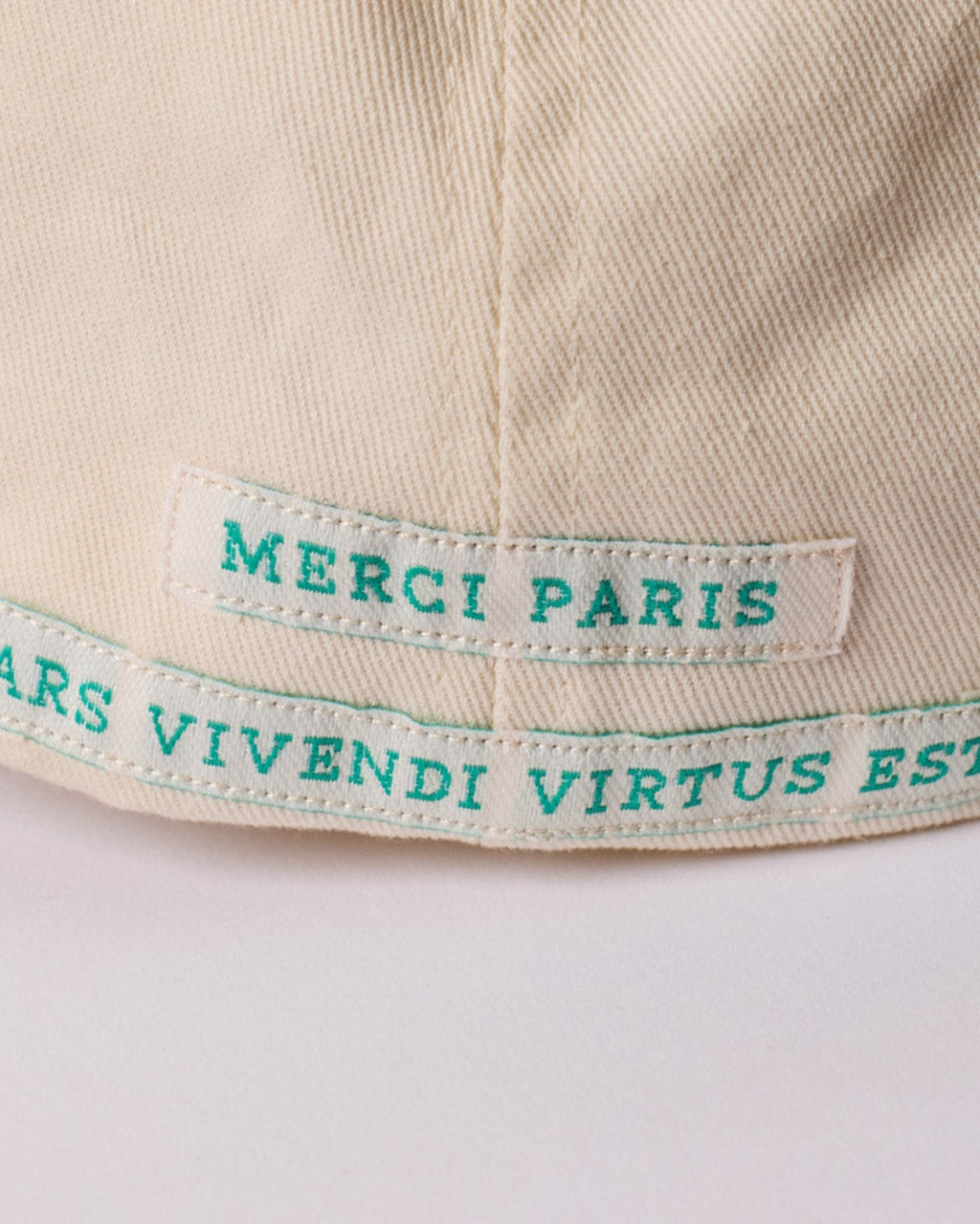 Merci - Casquette Mp - Ecru & Marine