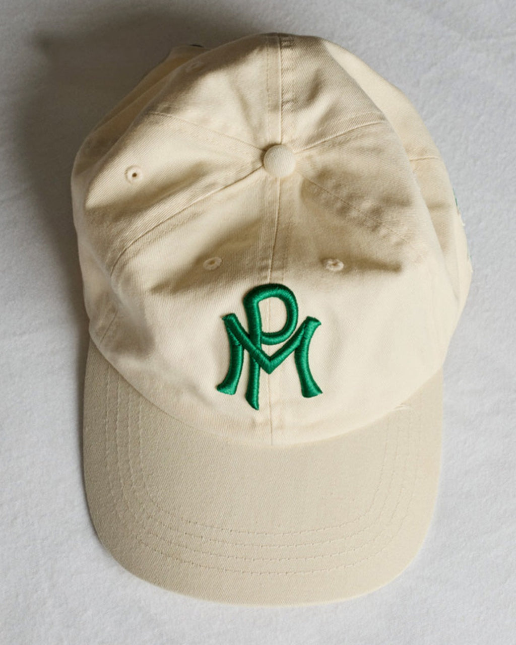 Merci - Casquette Mp - Ecru & Vert
