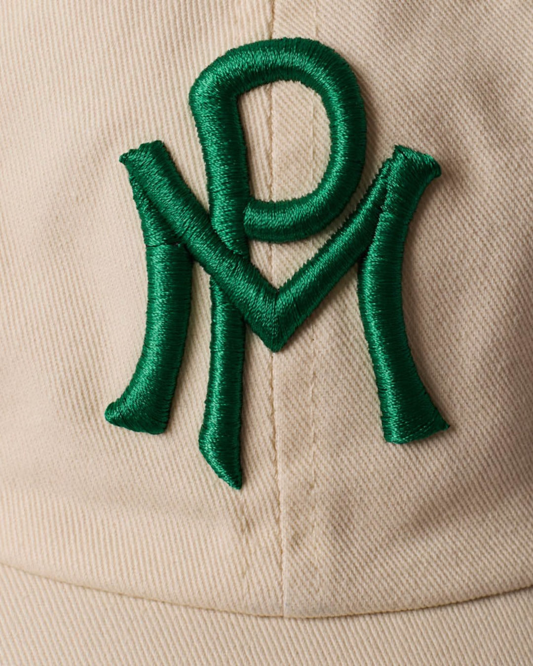 Merci - Casquette Mp - Ecru & Vert