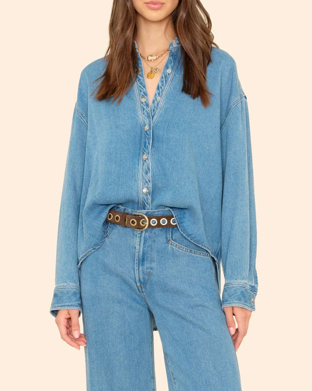 Xirena - Chemise Gia - Bleu Denim