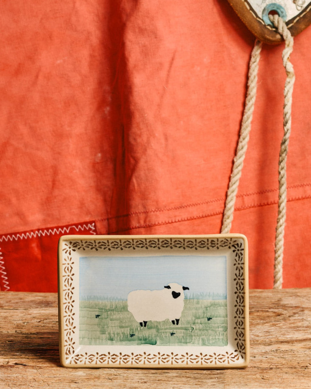 Nicholas Mosse Pottery - Assiette Rectangle Mouton