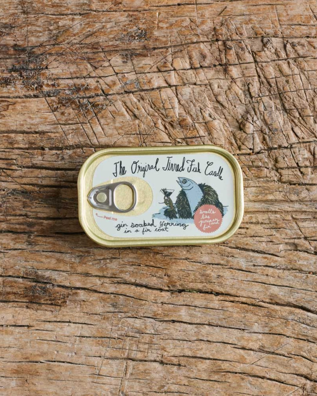 Tinned Candle - Fish Candle - Juniper