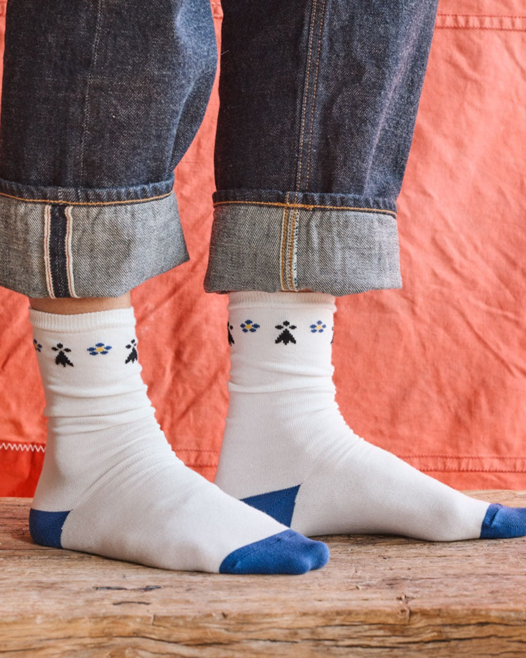 Merci x Amour Breton - Amour Breton x Merci - Breton - Blue & White