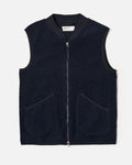 Universal Works - Veste Laine Zip - Marine
