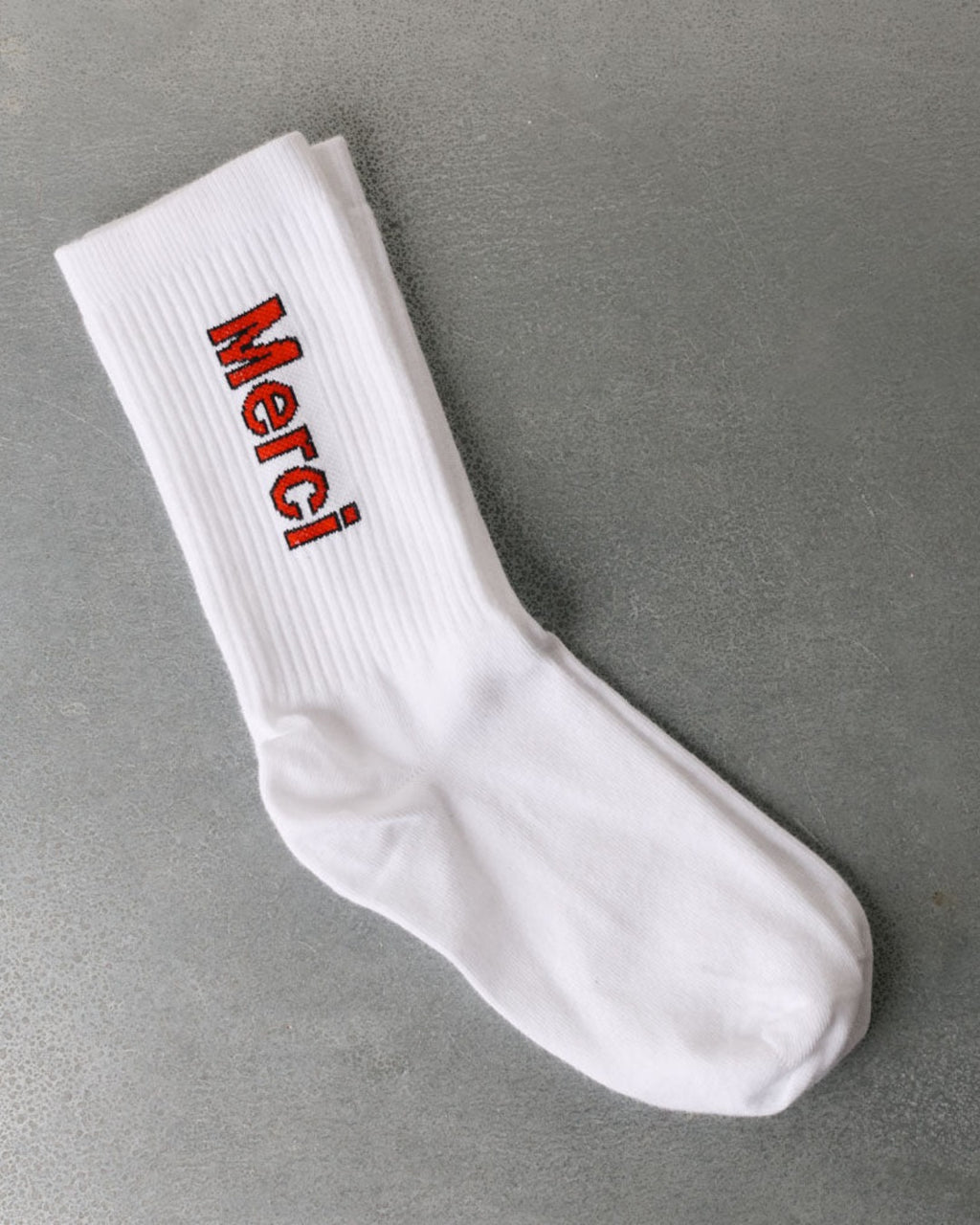 Merci - Chaussettes Scrappy - Blanc