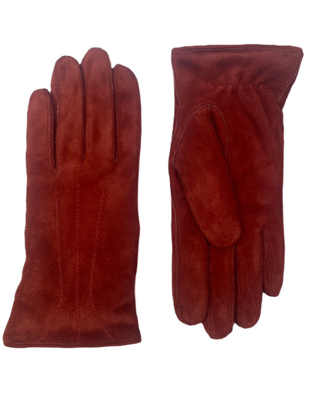 Milona - Gants Agneau Suède - Rouge