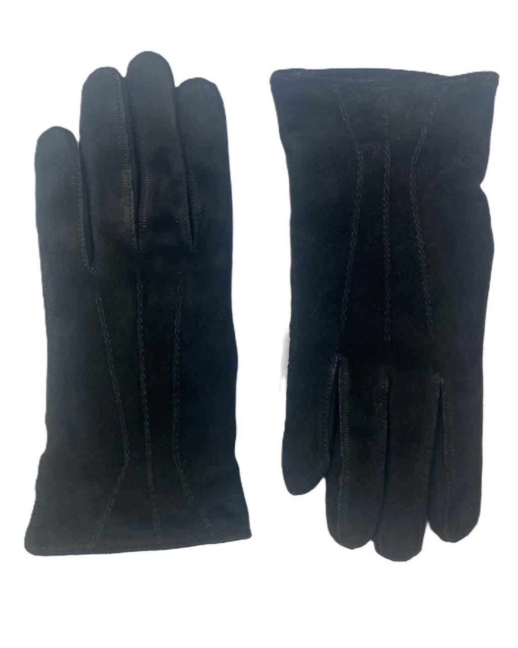 Milona - Suede Lambskin Gloves - Black