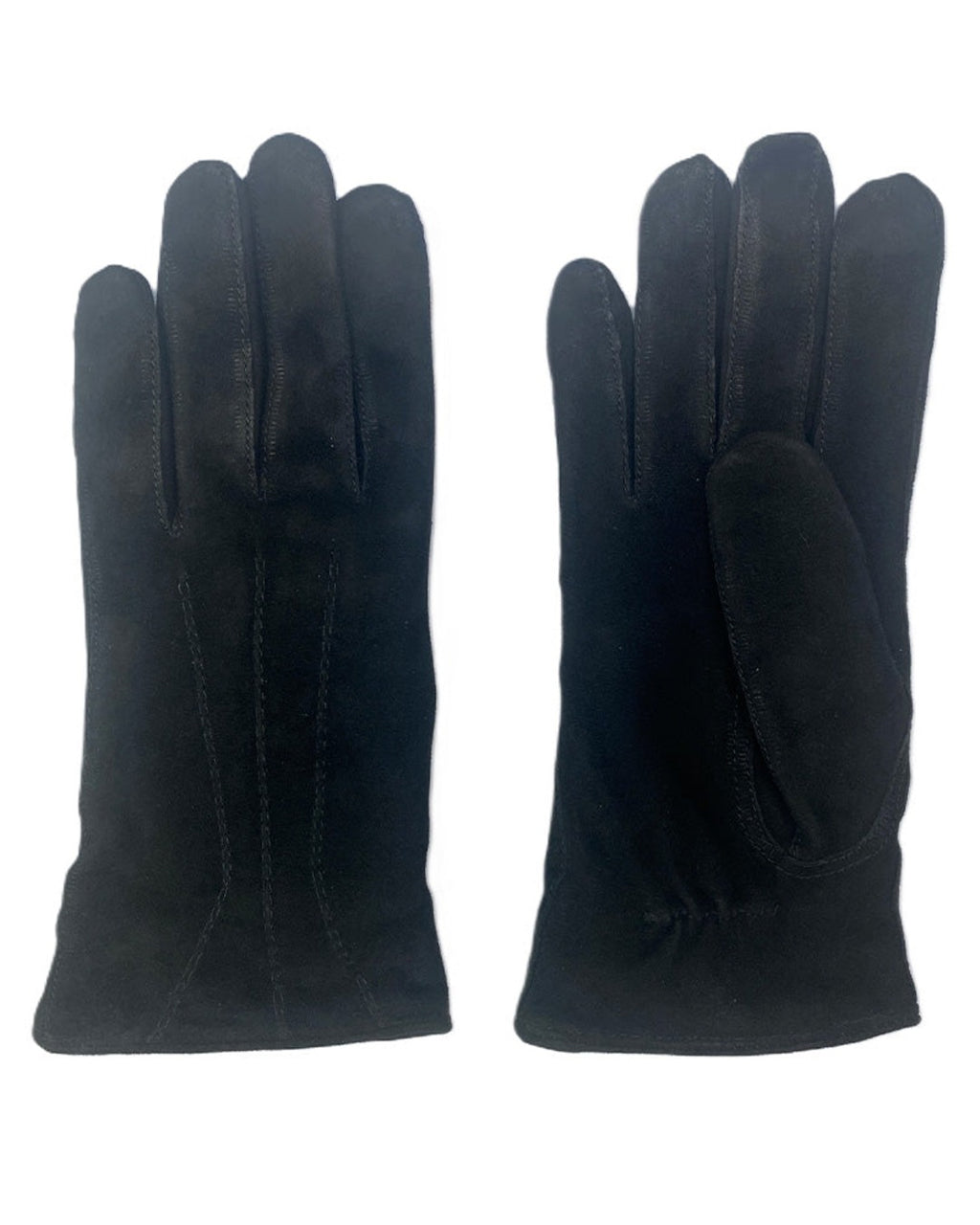 Milona - Suede Lambskin Gloves - Black