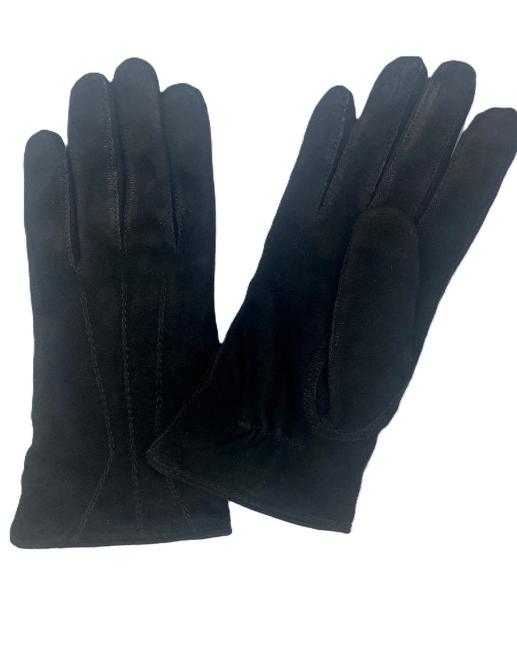 Milona - Suede Lambskin Gloves - Black