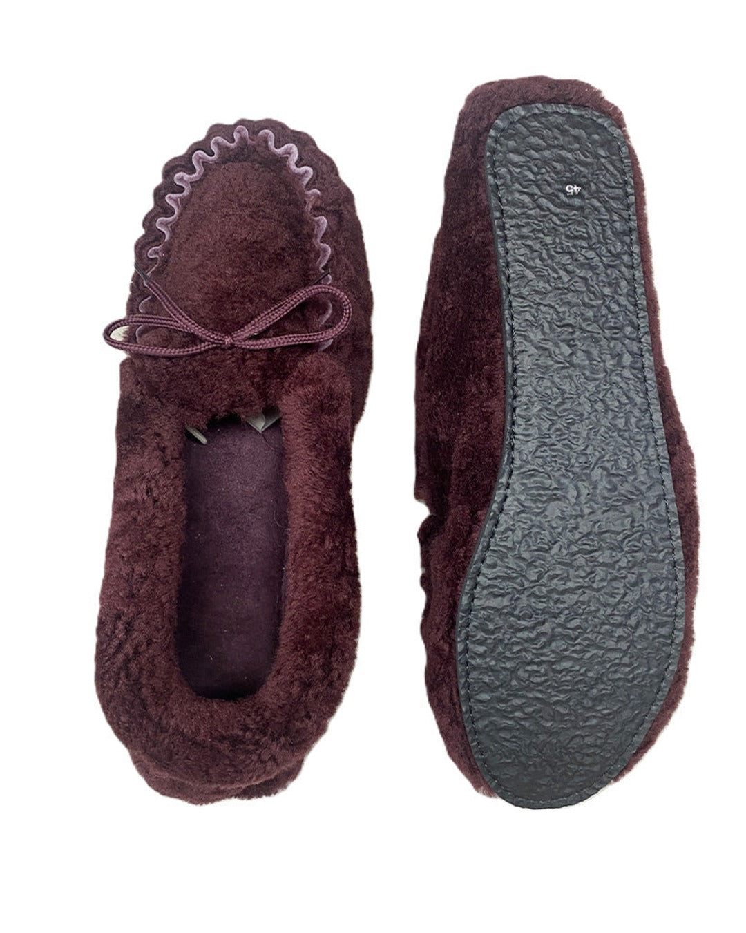Milona - Chaussons Mocassins - Bordeaux