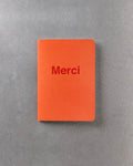 Merci - Carnet - Orange & Rouge