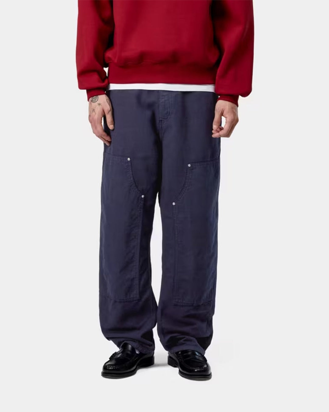 Carhartt Wip - Walter Double Knee Pants - Navy Garment Dyed