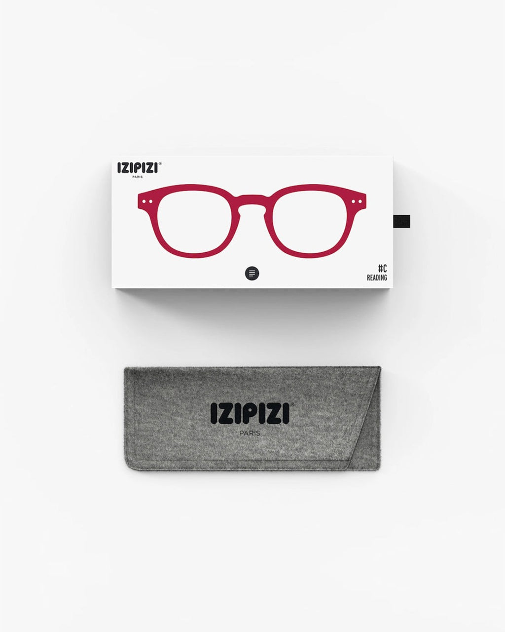 Izipizi - Reading Glasses #C - Cherry Red