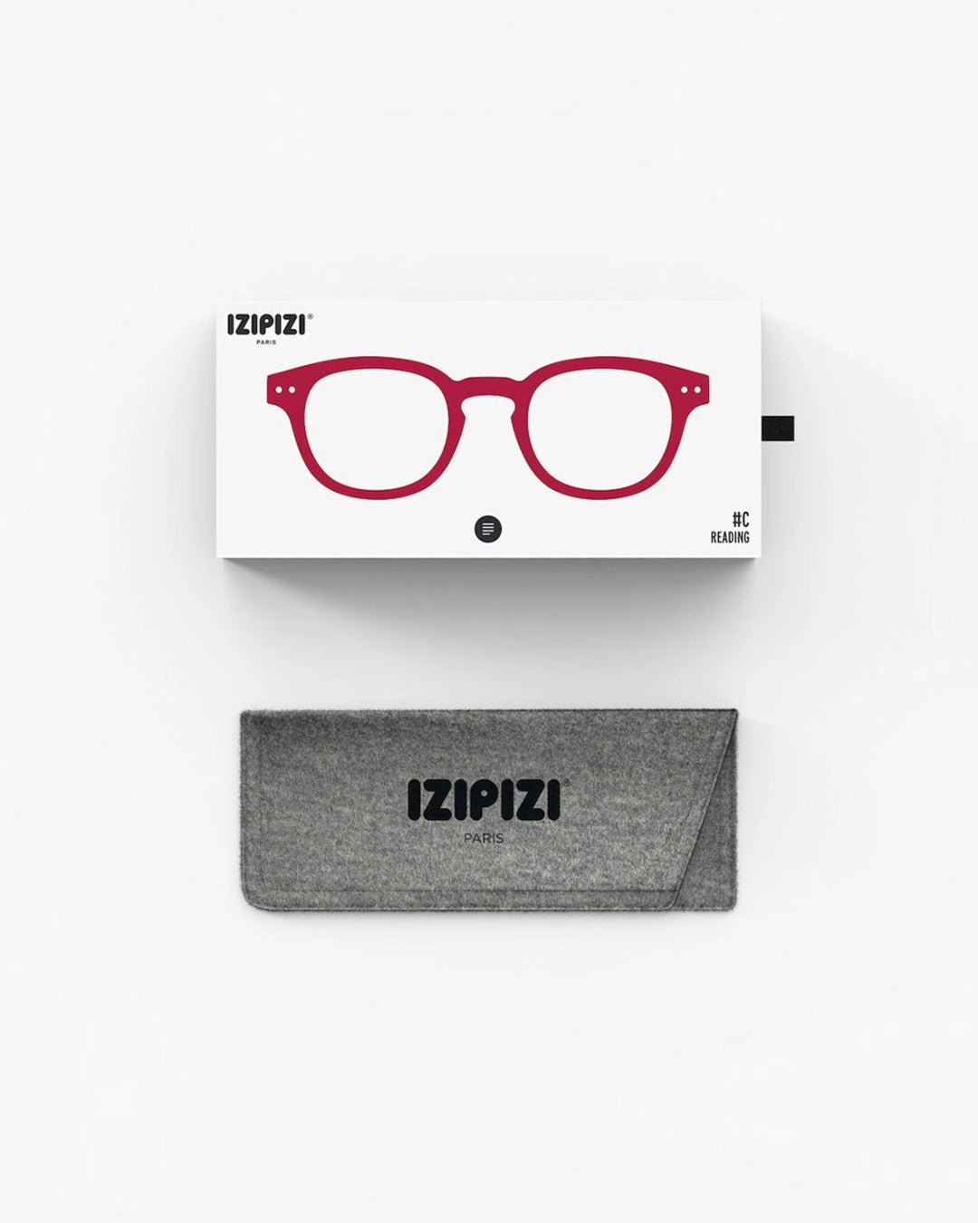 Izipizi - Reading Glasses #C - Cherry Red