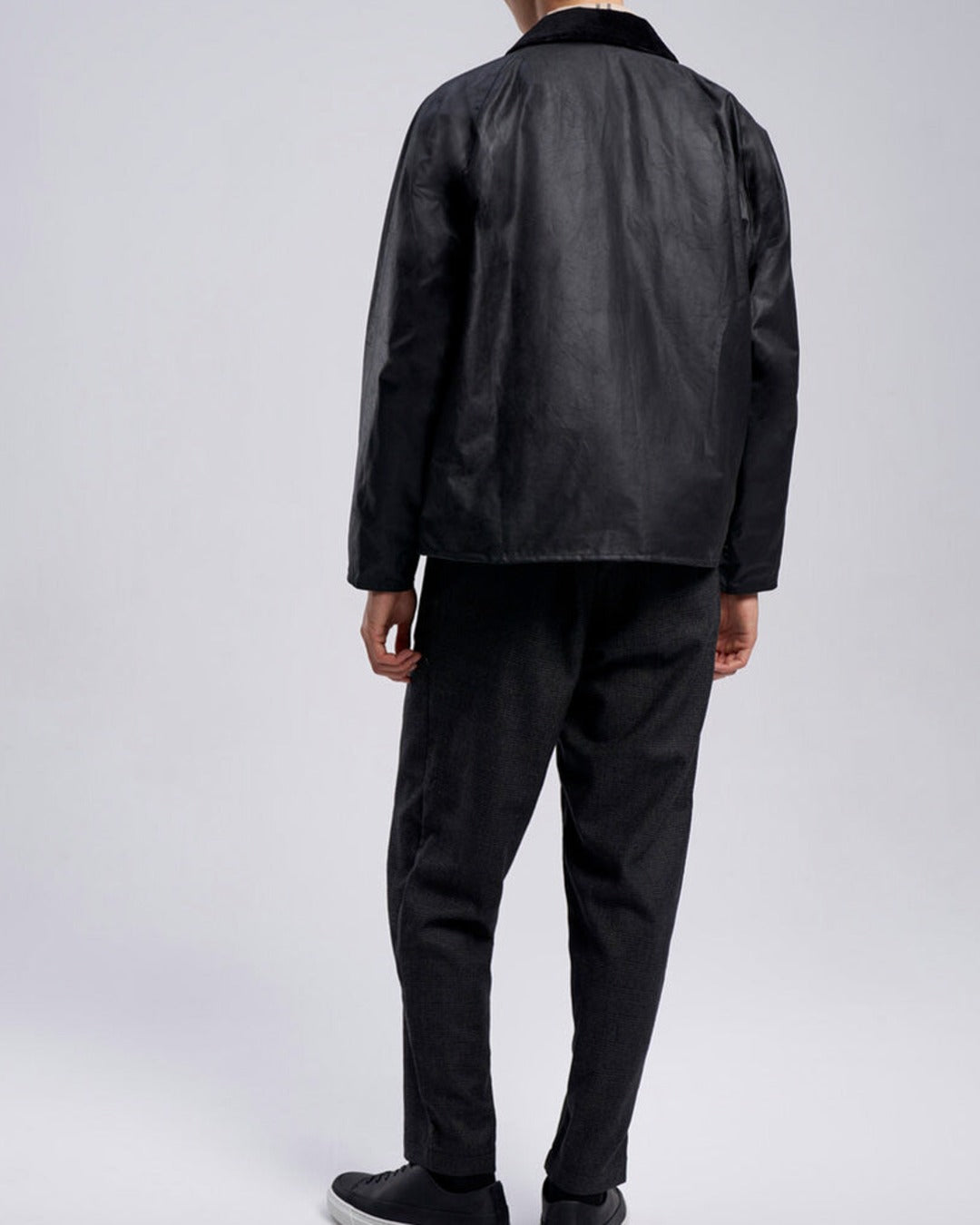 Barbour - Veste Os Transport Wax - Noir