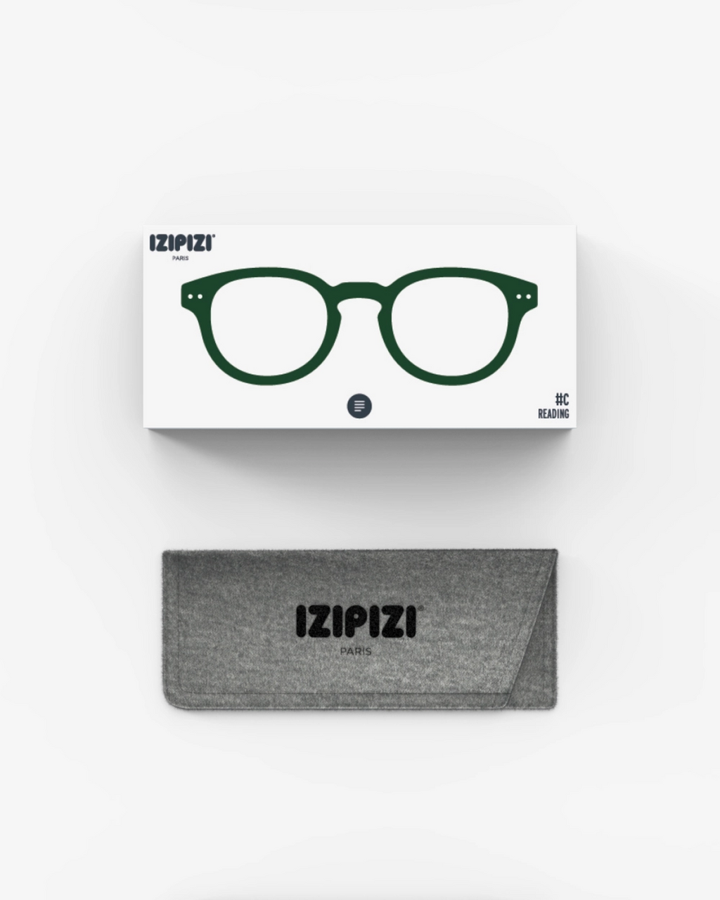 Izipizi - Reading Glasses #C - Khaki Green