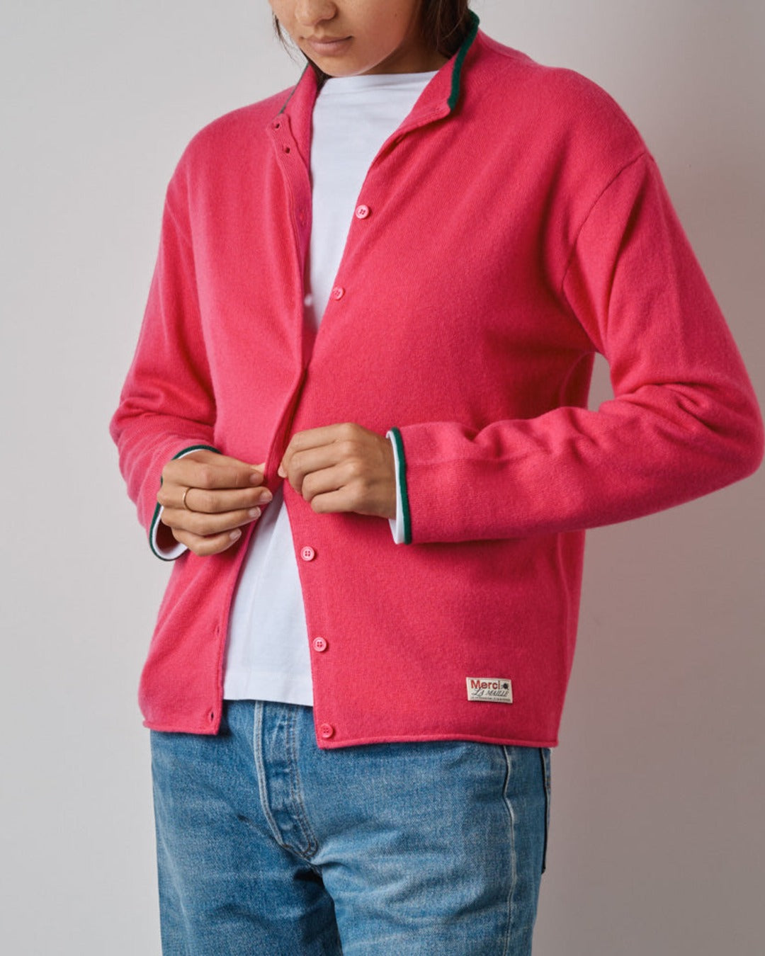 Merci - Gilet Iris - Rose
