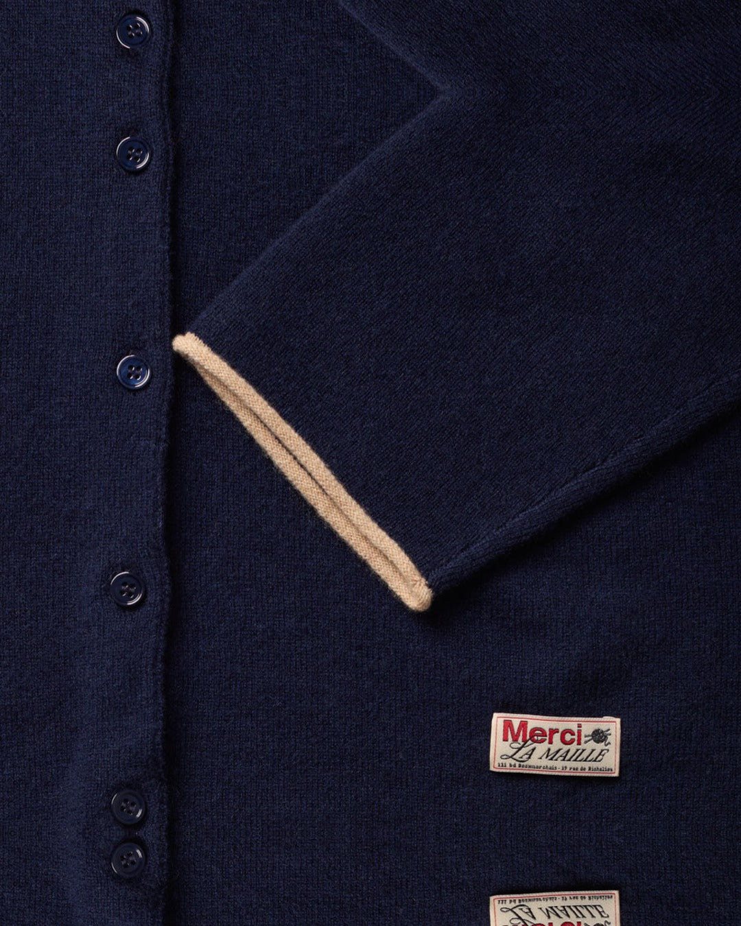 Merci - Gilet Iris - Bleu