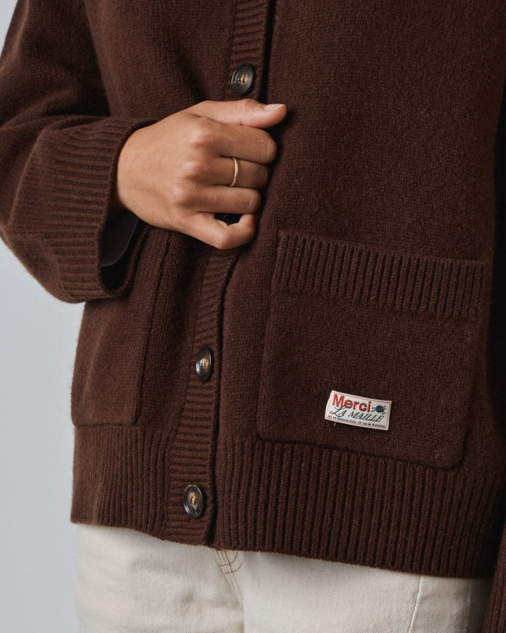 Merci - Juliette Cardigan - Brown