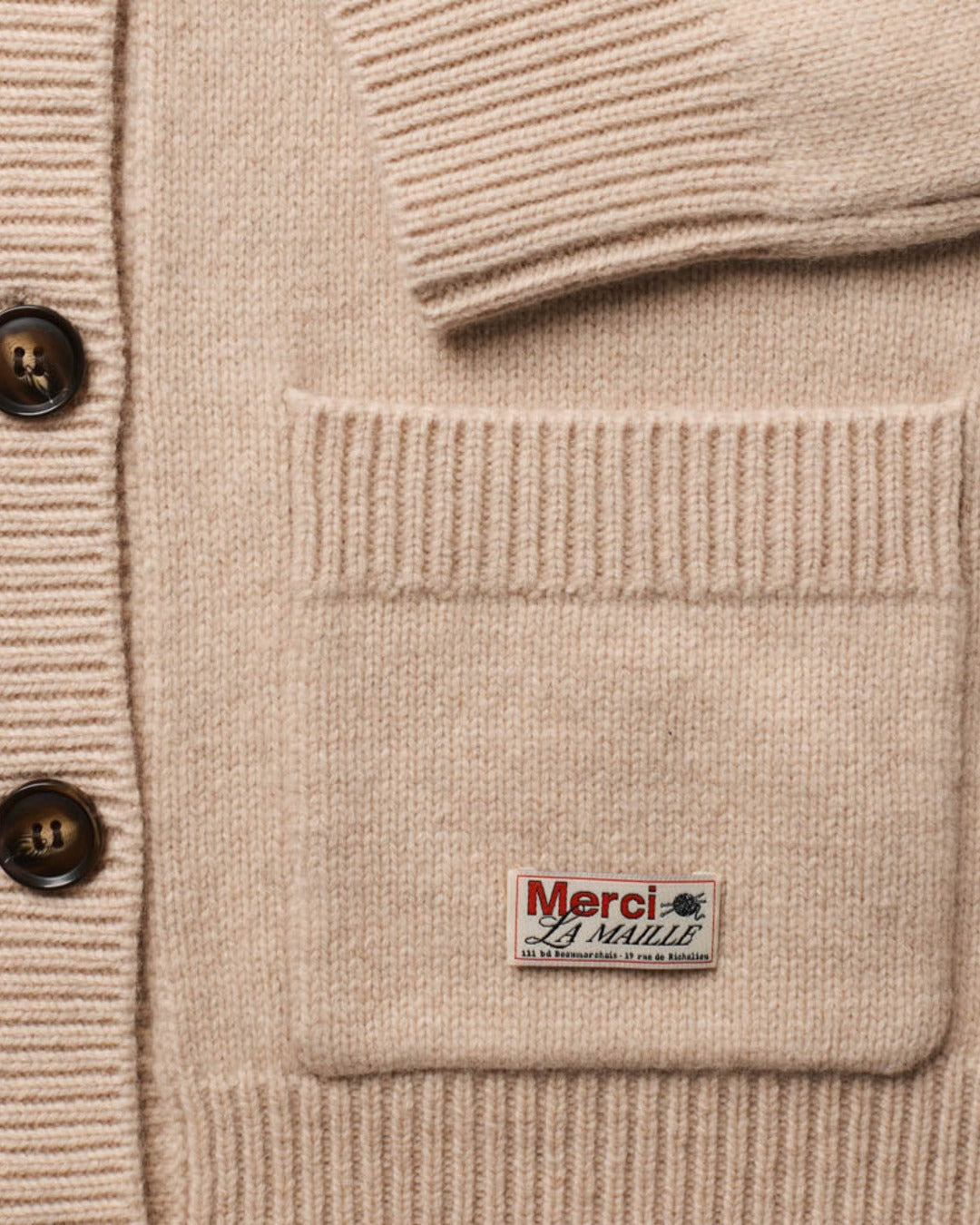 Merci - Cardigan Juliette - Blanc Cassé