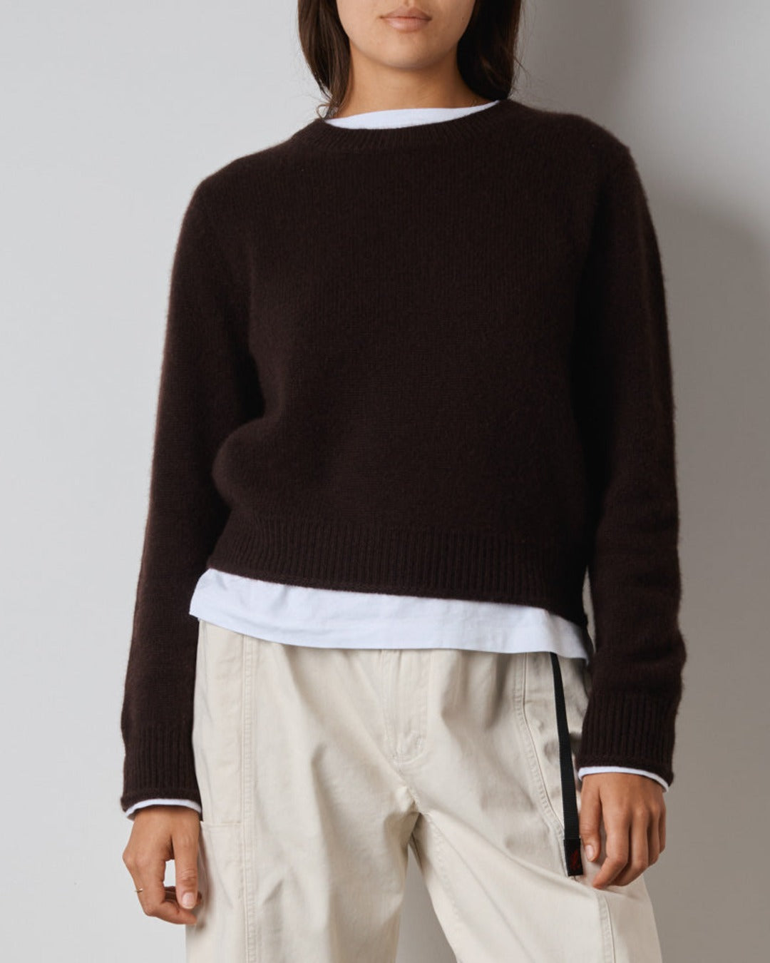 Merci - Pull Charlotte - Marron Foncé