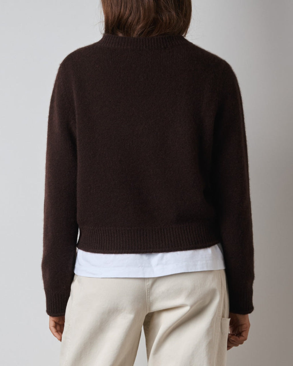 Merci - Pull Charlotte - Marron Foncé