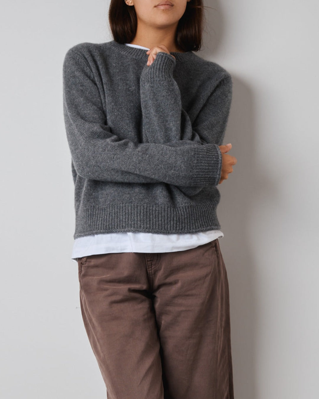 Merci - Pull Charlotte - Gris Foncé