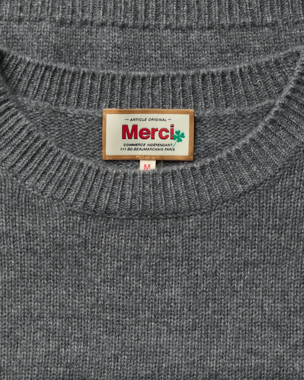 Merci - Pull Charlotte - Gris Foncé