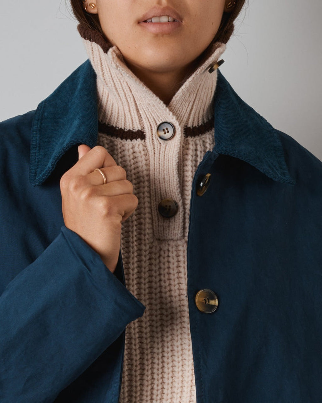 Merci - Mathilde Collar - Off-White & Brown